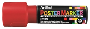 Artline Poster Marker 30 vermelho